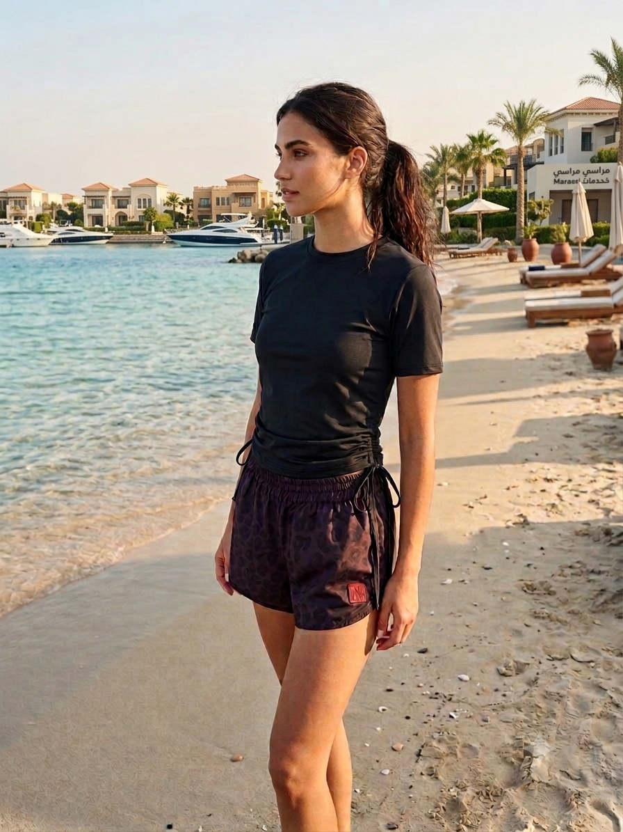 Leopard brown Shorts