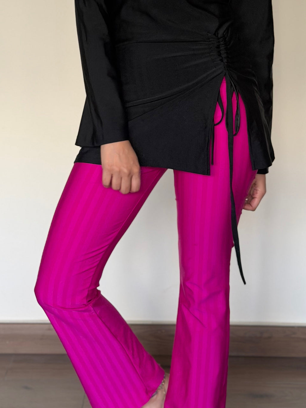 Striped Pink Leggings