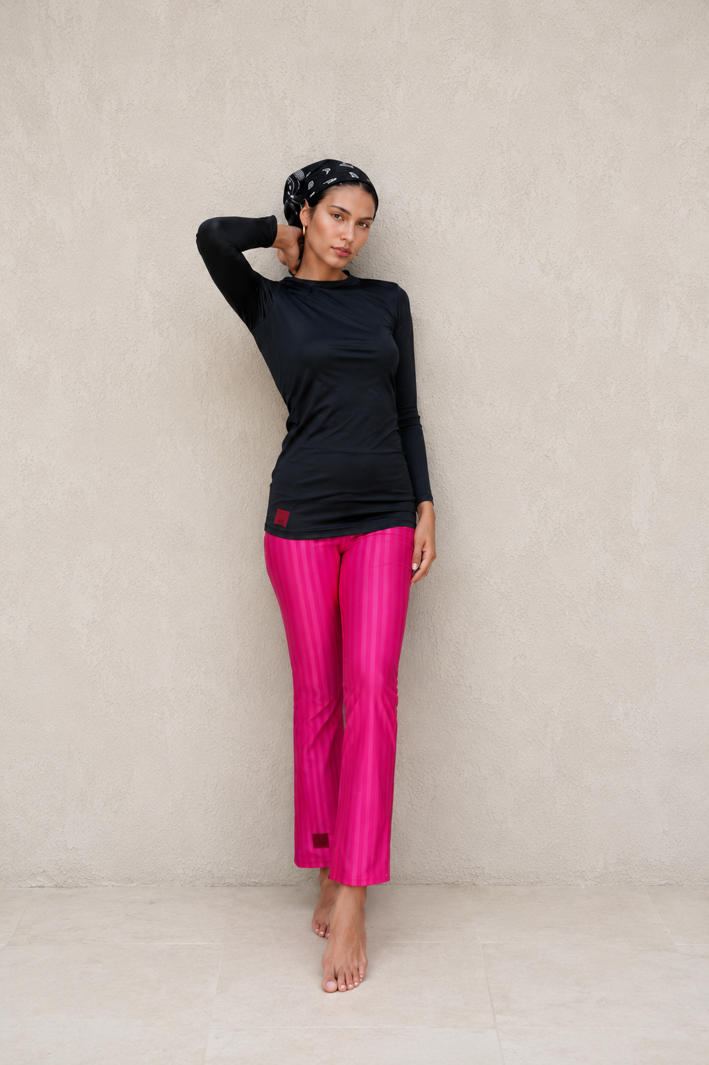 Striped Pink Leggings