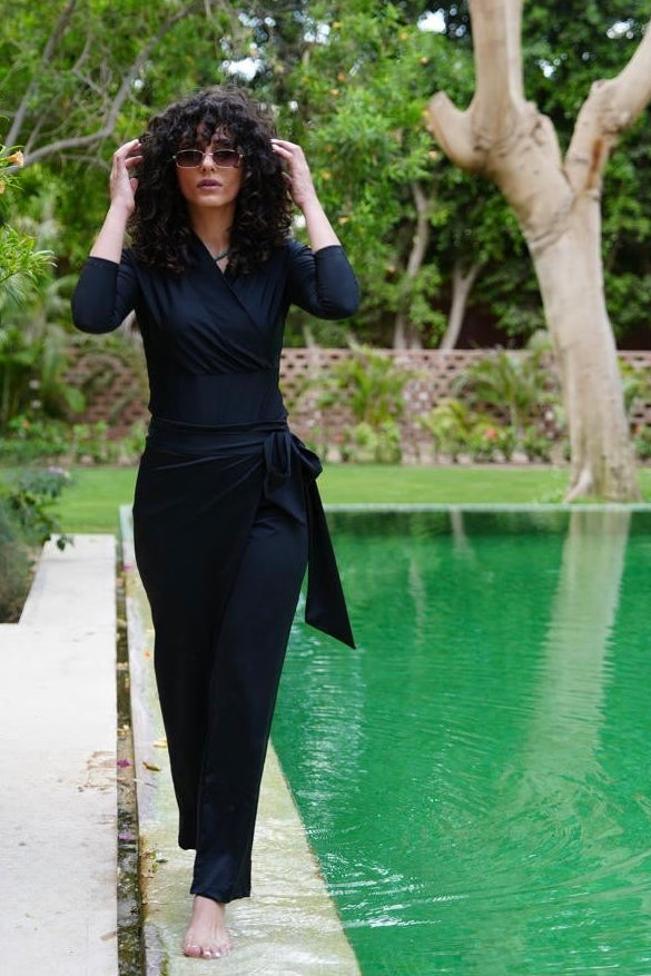 Wrap-around Swim Pants