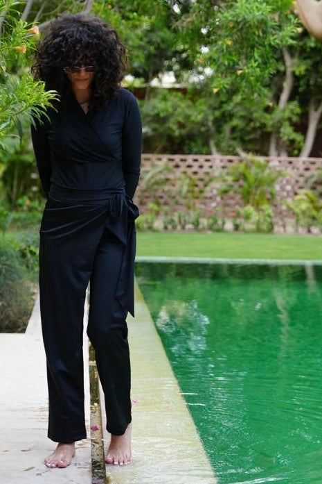 Wrap-around Swim Pants